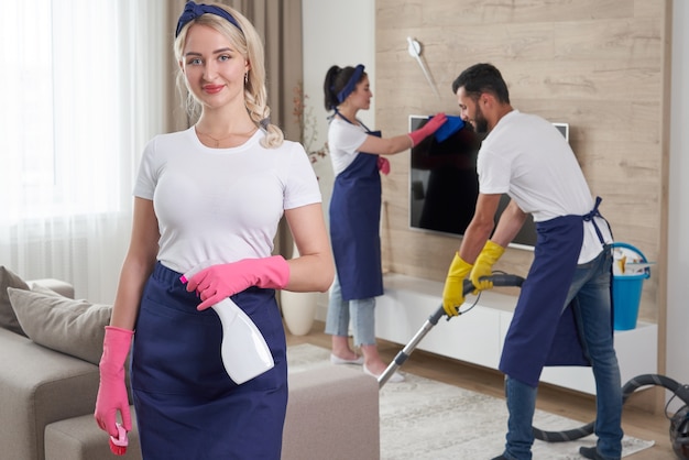 residential cleaning service - ilustração 2
