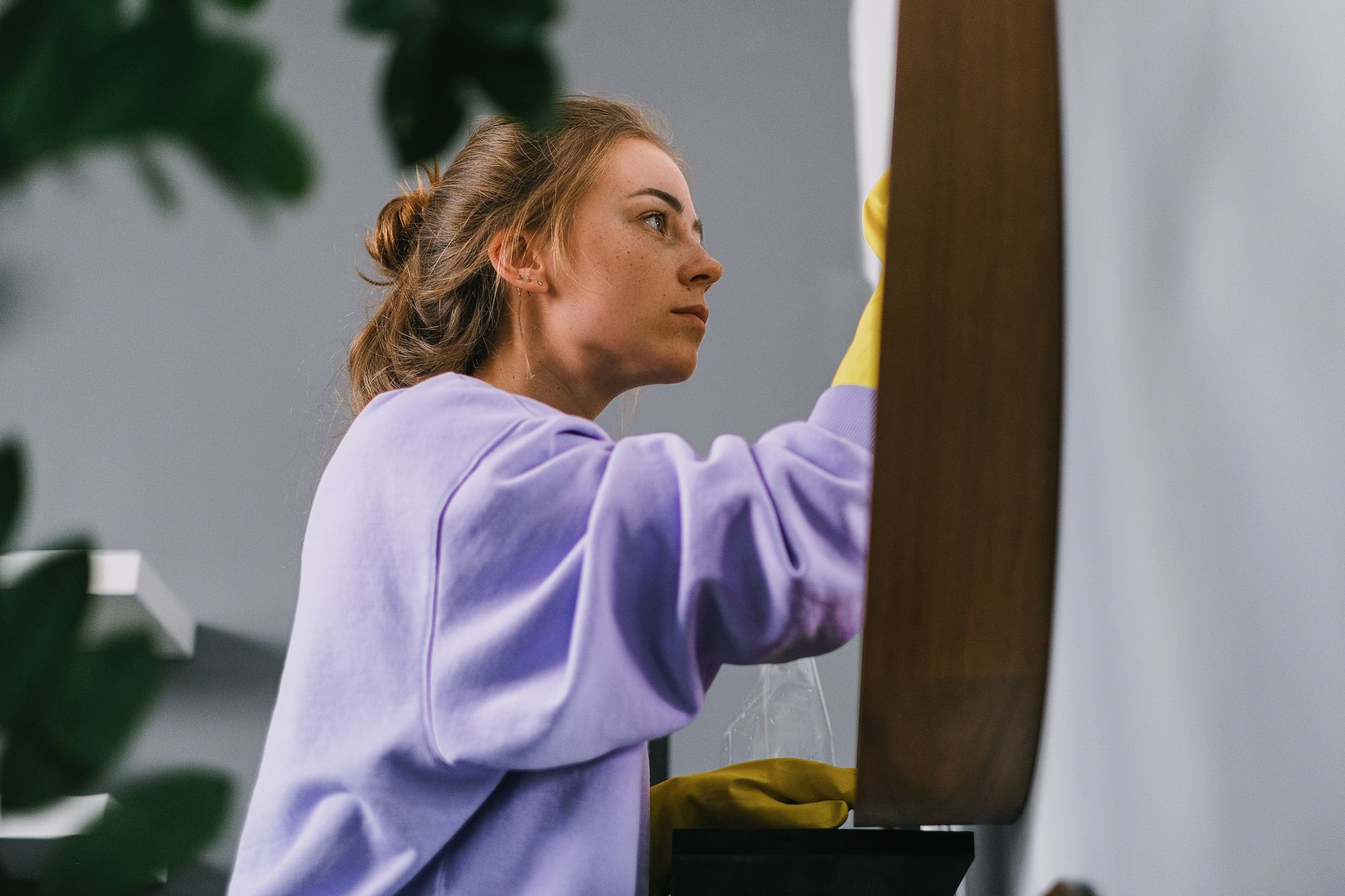 cleaning lady